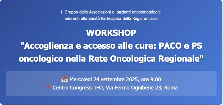 Workshop PACO e PS oncologico